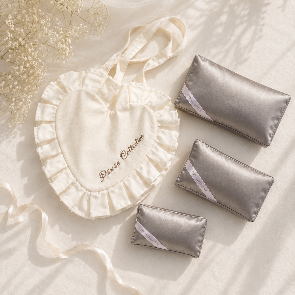 Pixie Heart & Ruffles Tote